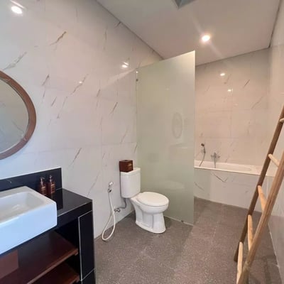 Long-term rental newly built villa with rice field view in Ubud, Bali