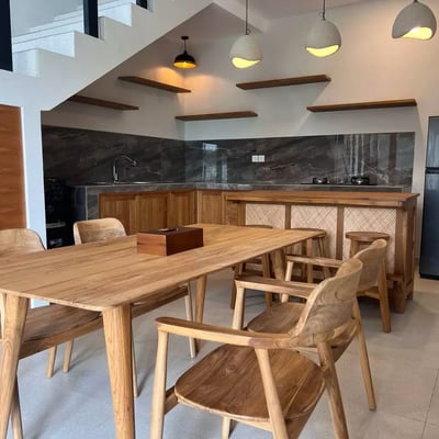 Long-term rental newly built villa with rice field view in Ubud, Bali