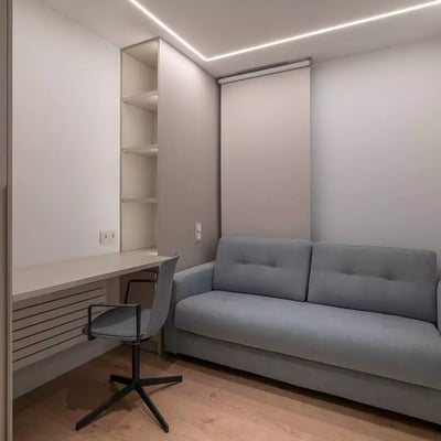 Spacious designer apartment for long-term rent with Sagrada Familia view in Barcelona