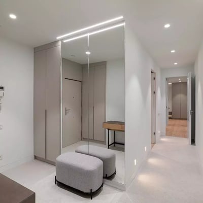 Spacious designer apartment for long-term rent with Sagrada Familia view in Barcelona