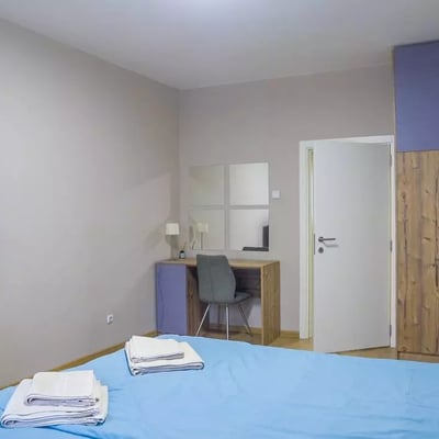 Long-term rental 2-room apartment in the center of Belgrade, Serbia
