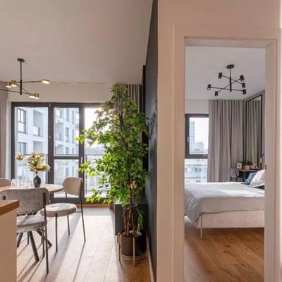 Долгосрочная аренда современной 2-комнатной квартиры в районе Воля, Варшава