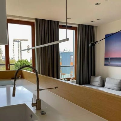 Long-term rental 2-room apartment in a gated complex, Mokotów, Warsaw