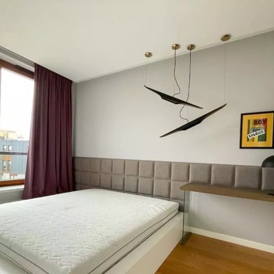 Long-term rental 2-room apartment in a gated complex, Mokotów, Warsaw