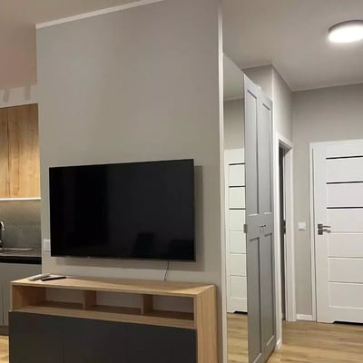 Long-term rental 2-room apartment in a modern gated community, Mokotów, Warsaw