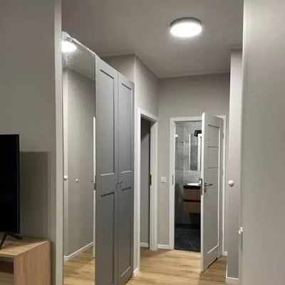 Long-term rental 2-room apartment in a modern gated community, Mokotów, Warsaw