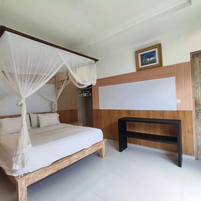 Long-term rental New villa with a gazebo and rice field view in, Ubud, Sayan, Indonesia