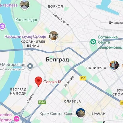 Long-term rental Two-room apartment in Belgrade opposite the Waterfront and Galleria Mall