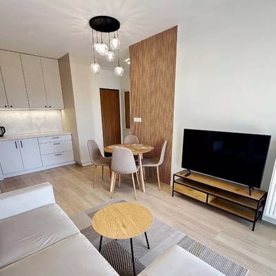 Long-term rental of a modern two-room apartment with a balcony in Prądnik Biały, Kraków