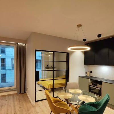 Long-term rental stylish 2-room apartment with balcony in Zabłocie, Kraków