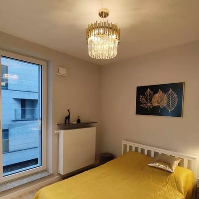 Long-term rental stylish 2-room apartment with balcony in Zabłocie, Kraków