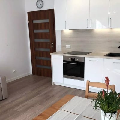 Long term rental 2 room apartment with garden and parking in Wrocław