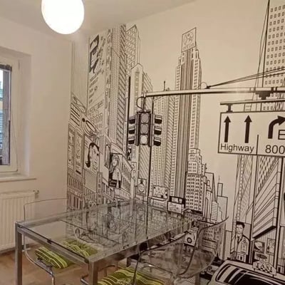 Long term rental 3 room apartment with balcony and parking in Wrocław