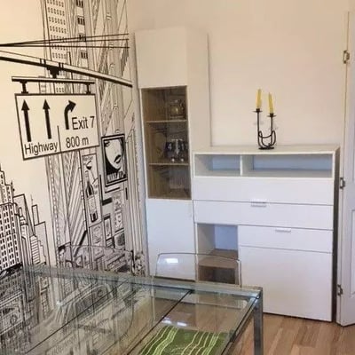Long term rental 3 room apartment with balcony and parking in Wrocław