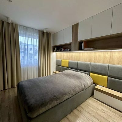 Long term rental two room apartment with parking and AC in Kraków Czyżyny district