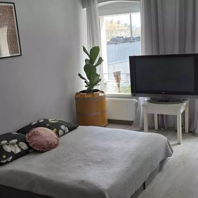 Long-term rental renovated 2-room 46 m² apartment on Kromera St, Wrocław