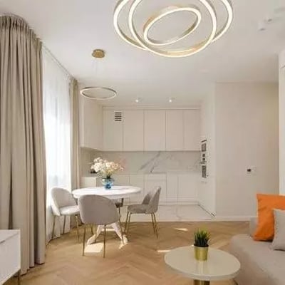 Long-term renta 3-room apartment with balcony and parking in Mokotów, Warsaw