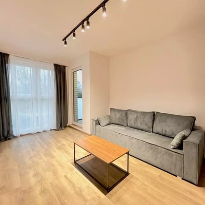 Long-term rental brand-new 2-room apartment in modern 2024 complex on Sienkiewicza, Wrocław