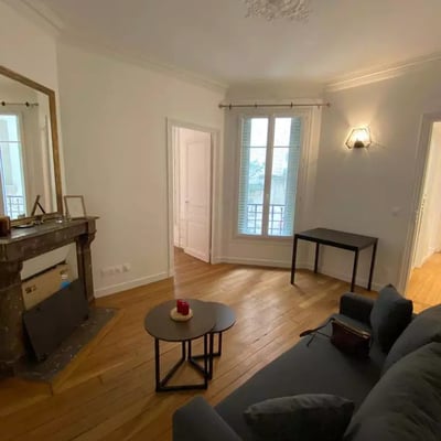 Long-term rental 2-room apartment 33m² in the 17th district of Paris