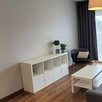 Long-term rental modern 2-room apartment in prestigious new complex Ogrody Hallera, Wrocław, Poland