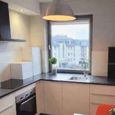 Long-term rental modern 2-room apartment in prestigious new complex Ogrody Hallera, Wrocław, Poland
