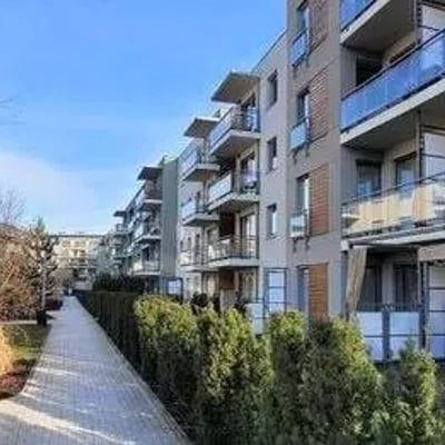 Long-term rental modern 2-room apartment in prestigious new complex Ogrody Hallera, Wrocław, Poland