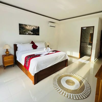 Long-term rental brand new Villa with rice field view – Ubud, Indonesia