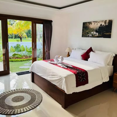 Long-term rental brand new Villa with rice field view – Ubud, Indonesia