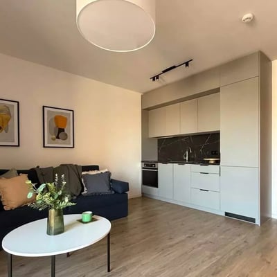 Long-term rental cozy 1-room apartment with balcony and pet-friendly, Wrocław