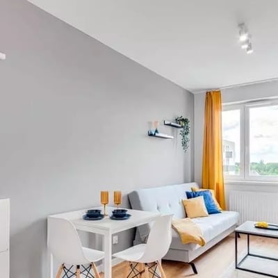 Long-term rent cozy studio in Gaj, Wrocław (Pet-Friendly)