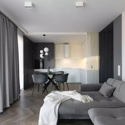 Long-term rental of a modern 2-room apartment with a balcony in Bronowice, Krakow