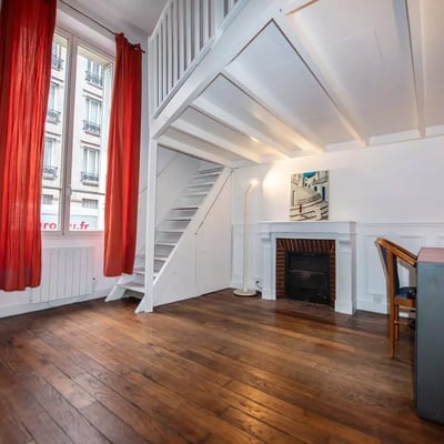 Long-term rental cozy 2-room apartment with mezzanine in Boulogne-Billancourt, Paris