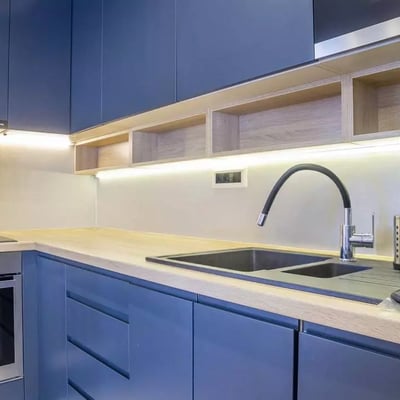 Long-term rent 3-room apartment in Vračar, Belgrade, 58m², with air conditioning and dishwasher