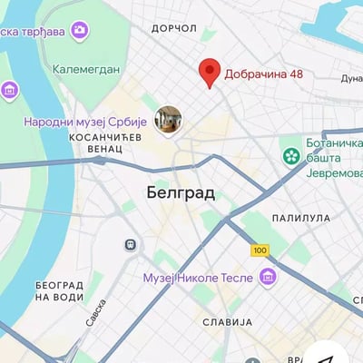 Long-term rent 2-room apartment in central Belgrade, 35m², pets allowed