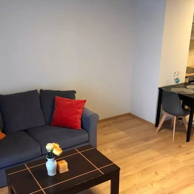 Long-term rental 2-room apartment with balcony in a new building, Poświętne, Wrocław
