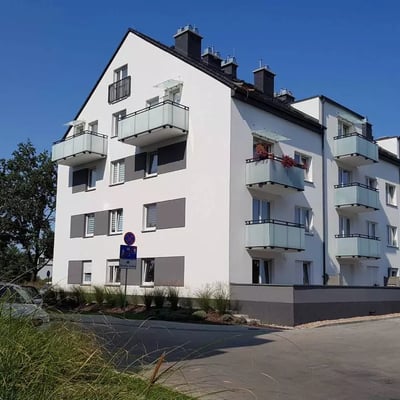 Long-term rental 2-room apartment with balcony in a new building, Poświętne, Wrocław