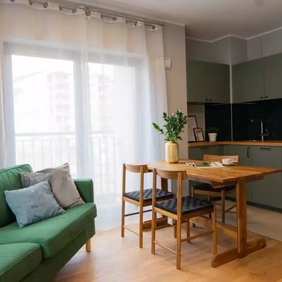 Long-term rental 3-room apartment in new Angel City complex with Gym & Spa, Wrocław
