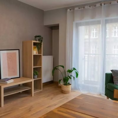 Long-term rental 3-room apartment in new Angel City complex with Gym & Spa, Wrocław