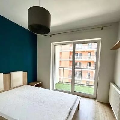 long-term rental of 2-room apartment on  Wrocław, with balcony, parking and full amenities