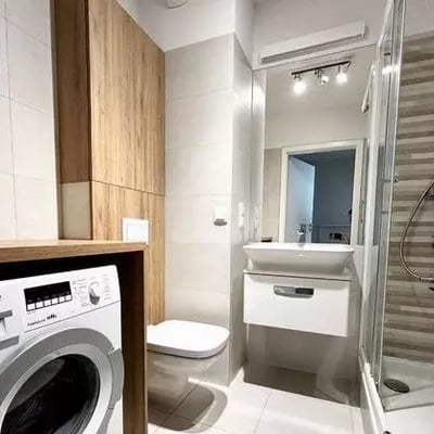 long-term rental of 2-room apartment on  Wrocław, with balcony, parking and full amenities