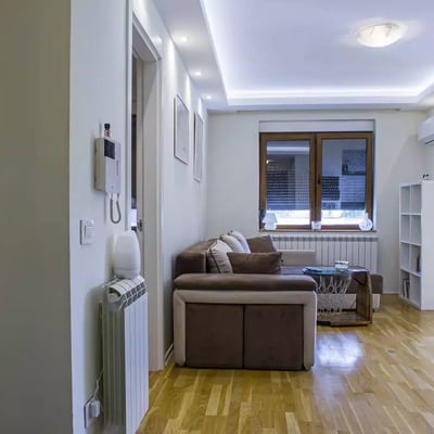 Long-term rental of a 2-room apartment in a new building with a terrace, Vozdovac area, Belgrade