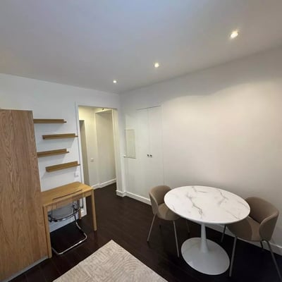 Long-term rental studio 22 m² in the 16th arrondissement, Paris, France