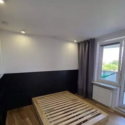 Long-term rental spacious 2-room apartment with terrace in Mokotów district, Warsaw, Poland