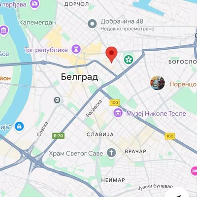 Long-term rental in Belgrade: 2-room 65m² apartment with appliances and heating