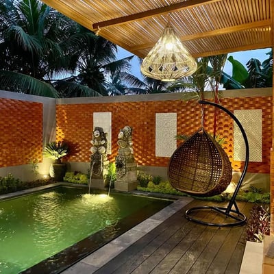 Long-term rental in Bali new villa with pool and bathroom in Kemenuh area