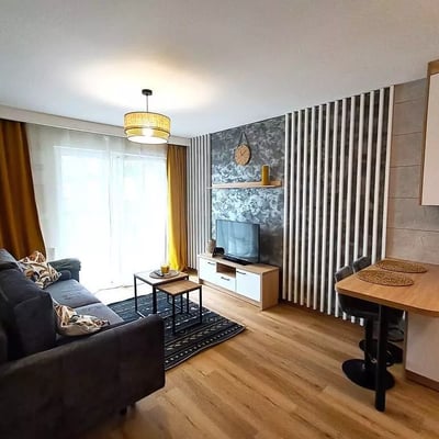 Long-term rental in Wrocław modern 2-room apartment, 41 m², with parking in Atal complex