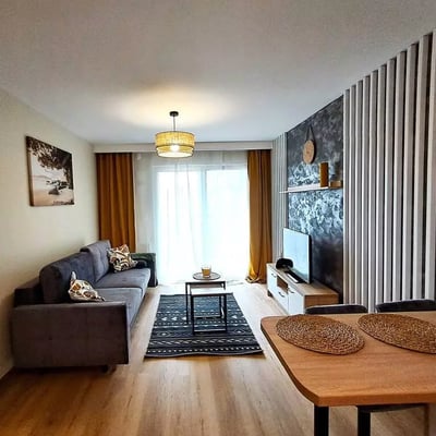 Long-term rental in Wrocław modern 2-room apartment, 41 m², with parking in Atal complex