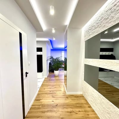 Долгосрочная аренда в Кракове: стильная 3-комнатная квартира 74 м² с балконом и парковкой в районе Grzegórzki