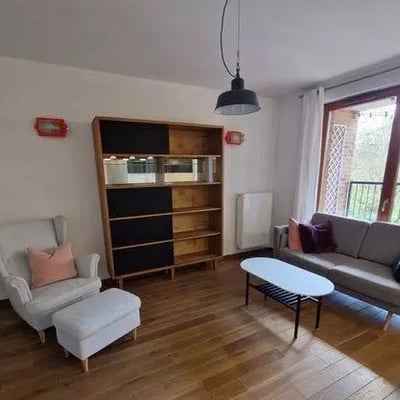 Долгосрочная аренда в Кракове современной 2-комнатной квартиры 49 м² с балконом, район Dębniki