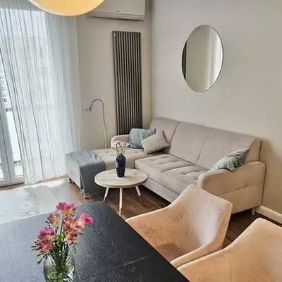 Long-term rental in Kraków stylish 3-room apartment, 57 m², with balcony in a high-standard building, Grzegórzki district